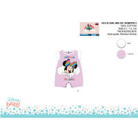 ExityKft. Disney Minnie egér nyári rövid ujjú baba rugdalózó - világoslila-fehér - 0-1 hónapos babának