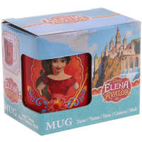 Sun City Elena piros kerámia bögre