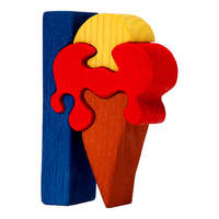 Fauna Fauna fa puzzle ABC betűk I (fagylalt)