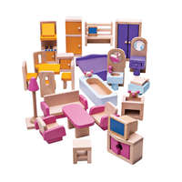 Bigjigs Bigjigs Fa babaház bútor