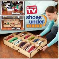 BigHome 10 részes ágyalatti cipőtároló - Tárold praktikusan cipőidet a szekrény, vagy ágy alatt!