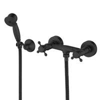Welland Welland Vintage zuhany csaptelep szett zuhanyrózsával - fekete