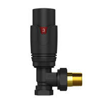 NERO Termosztatikus radiátor sarok szelep - 1/2" - TRCD10A-B
