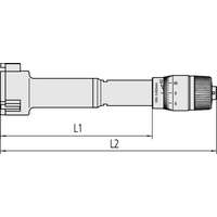 Mitutoyo Mitutoyo Analóg kétponton mérő mikrométer 133-146, 125-150 mm