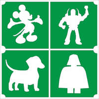 Mk Body Deco Cuki ovis sablon 4 minta az egyben 08