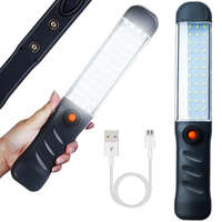 Szerelő, műhely lámpa 48 LED-es, USB-s, akasztós, mágneses, újratölthető