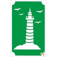 8x5 cm-es Csillám tetoválás sablon - Világító torony 123