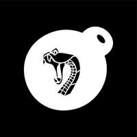 Festősablon, stencil - Vipera, kígyó