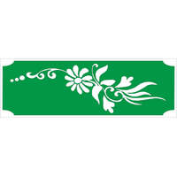 Ékszer festő sablon - Virág minta 7