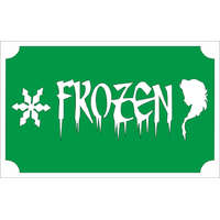  8x5 cm-es Csillámtetoválás sablon - Frozen 64