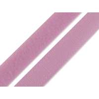  Tépőzár varrható 20 mm - Rózsaszín /komplett/