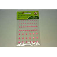 ACH Fél gyöngy strasszkövek 58db/cs Pink