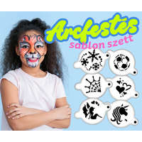 Mk Kreatív Arcfestő mini sablon szett 6db/cs