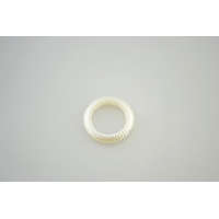 ACH Akril gyöngy karika - 10 db/cs, gyöngy fehér