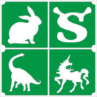 Mk Kreatív Stúdió Mk Body Deco Cuki ovis sablon 4 minta az egyben 04