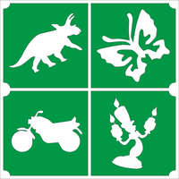 Mk Kreatív Stúdió Mk Body Deco Cuki ovis sablon 4 minta az egyben 05