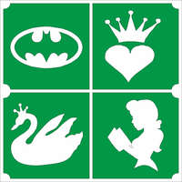 Mk Kreatív Stúdió Mk Body Deco Cuki ovis sablon 4 minta az egyben 06