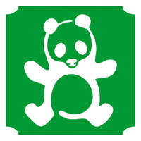 Mk Kreatív Stúdió 5x5 cm-es Csillámtetoválás sablon - Panda maci 109