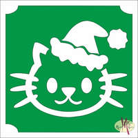 Mk Kreatív Stúdió 5x5 cm-es Csillámtetoválás sablon - Hello Kitty télapó 159