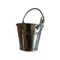 Medvés Dekorációs fém vödör, 7 cm több színben