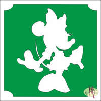 Mk Kreatív Stúdió 5x5 cm-es Csillámtetoválás sablon - Minnie mouse 403