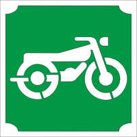 Mk Kreatív 5x5 cm-es Csillámtetoválás sablon - Old Timer motor 451