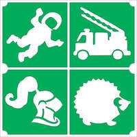 Mk Kreatív Stúdió Mk Body Deco Cuki ovis sablon 4 minta az egyben 11