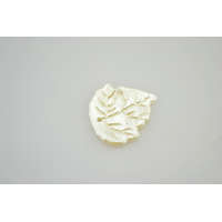 ACH Akril gyöngy falevél - 10 db/cs, gyöngy fehér