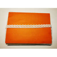 ACH Csipke 100% pamut 1cm narancs