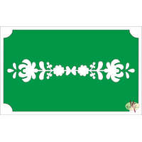 Mk Kreatív Stúdió 8x5 cm-es Csillámtetoválás sablon - Magyar motívum 13