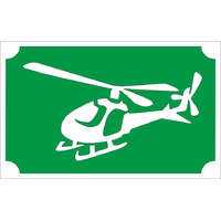 Mk Kreatív Stúdió 8x5 cm-es Csillámtetoválás sablon - Helikopter 34