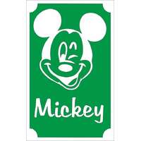 Mk Kreatív Stúdió 8x5 cm-es Csillámtetoválás sablon - Mickey mouse 104