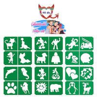 Mk Kreatív Stúdió Mk Body Deco Csillámtetoválás sablon szett 24 db /7-12/