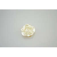 ACH Akril gyöngy Rózsa 19 mm - 10 db/cs, gyöngy fehér