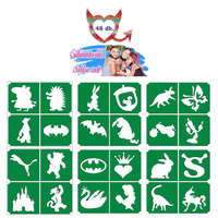 Mk Kreatív Stúdió Mk Body Deco Csillámtetoválás sablon szett 24 db /1-6/