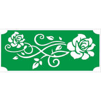 Mk Kreatív Ékszer festő sablon - Rózsa minta 8