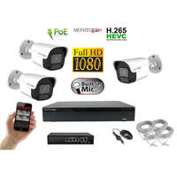 MS - IP kamerarendszer 3 kamerával switchel 2 Mpix - 6023K3B