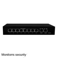  HT82 8-PORT 10/100M + 2-PORT 10/100/1000M SWITCH WITH 8-PORT POE IEEE 802.3af - 6187