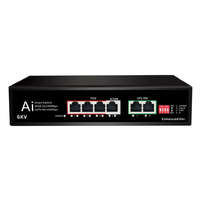 MS 04G20GB - A 4 Ports Full Gigabit AI Hi-POE Switch 4x10/100/1000Mbps Up.:2x1000Mbps 65W - 6189