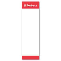 Fortuna Cserecímke, iratrendezőhöz, FORTUNA, 75 mm, (25db/csomag)