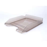 Victoria Office Irattálca, VICTORIA, műanyag, áttetsző füstszínű