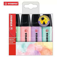 Stabilo Szövegkiemelő, STABILO BOSS Original, 2-5 mm, pasztell, 4db-os készlet