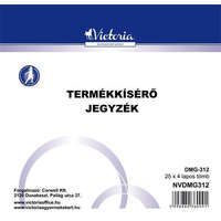 Victoria Paper Termékkísérő jegyzék, 25x4, VICTORIA, DMG 3-12