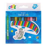 Cool By Victoria Zsírkréta, COOL BY VICTORIA, kerek, 12 különböző szín