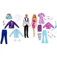Mattel® Mattel Barbie és Ken babák ruhákkal és kiegészítőkkel