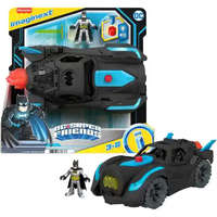 Mattel Mattel Fisher-Price Batman - Interaktív Batmobile autó Batman figurával és kilövővel, DC Super Friends