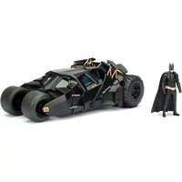 Jada Toys Jada Toys - A sötét lovag Batmobile fém játékautó 19cm Batman figurával