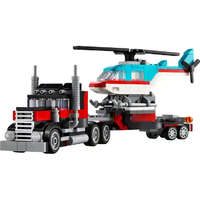 Lego® Lego Creator 31146 Platós kamion és helikopter
