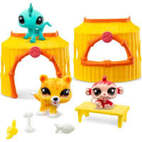  Littlest Pet Shop LPS - Dzusngel készlet figurákkal (leopárd, leguán, majom)