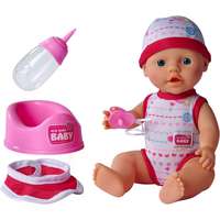 Simba Toys® Simba Toys New Born Baby - 5 funkciós, interaktív lány baba 30cm (105037800)